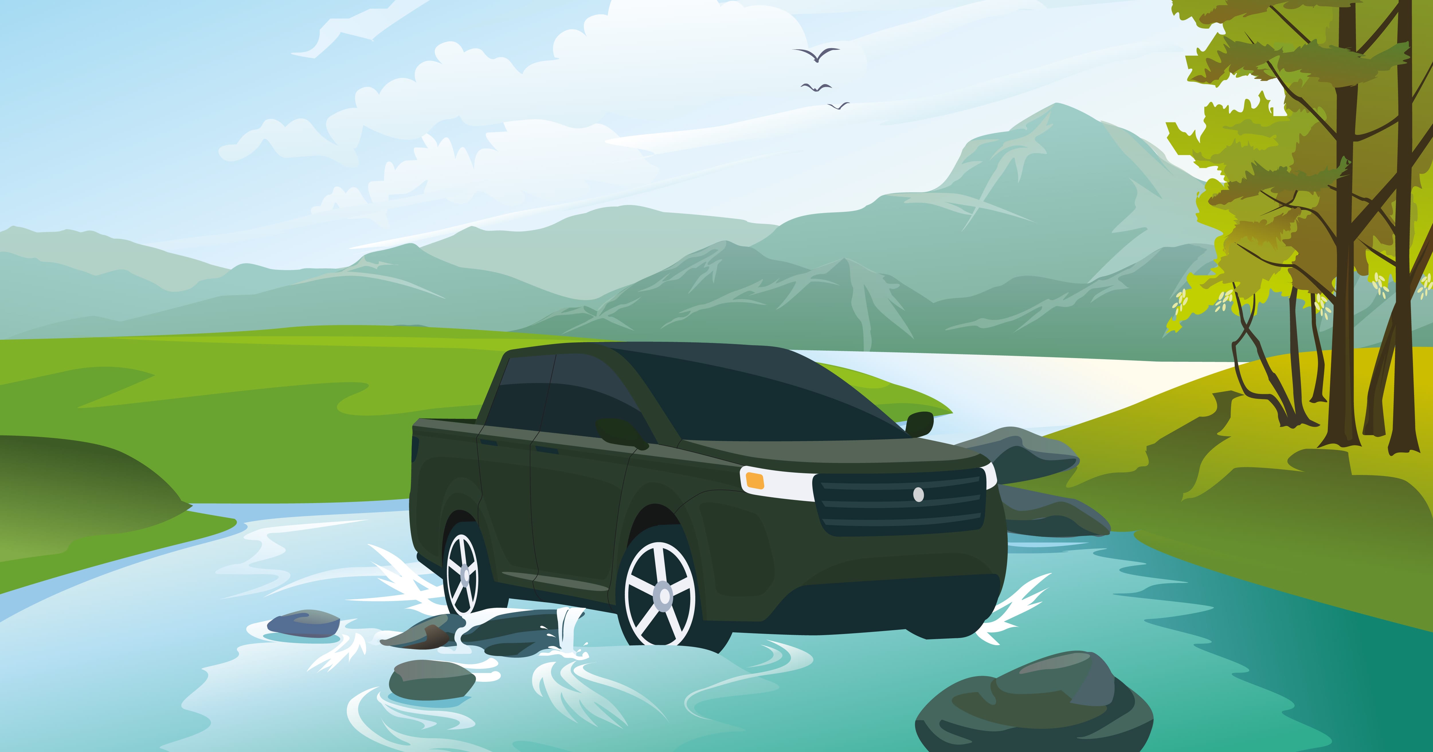 How To Drive Through Water With a 4x4 Vehicle