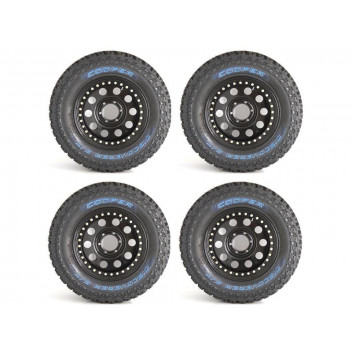 Wheel & Tyre Combo Kit 265/70R17 Steel Modular Beadlock Rims