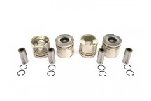 Engine Piston Set (4) STD (Without Rings) 3mm Oil Ring