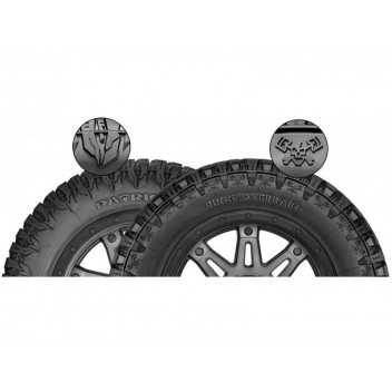 Wheel & Tyre Set (4) 265/65R17 Steel Modular Rims