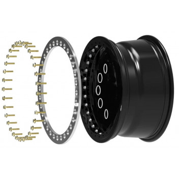 Steel Modular Beadlock Wheel 7 X 17 (Black) ET8