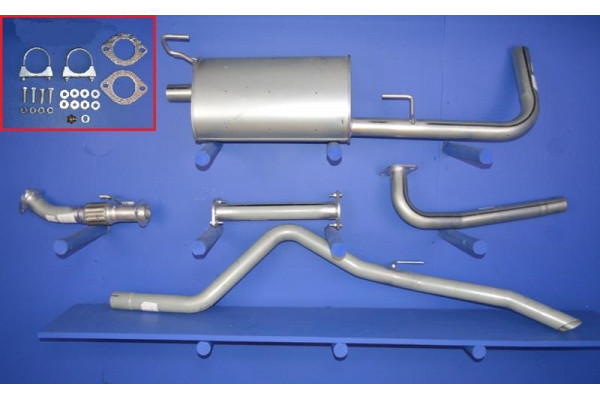 Exhaust Pipe Kit Full System for NISSAN NAVARA PICKUP 2.5L Diesel